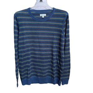The Rail Mens Size XXL Crewneck Stripe Pullover Sweater $49 EV114 NWOT